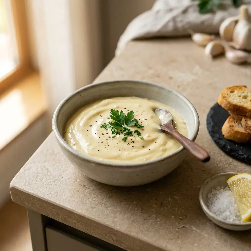 Fotografia omáčky alebo prílohy k receptu Aioli