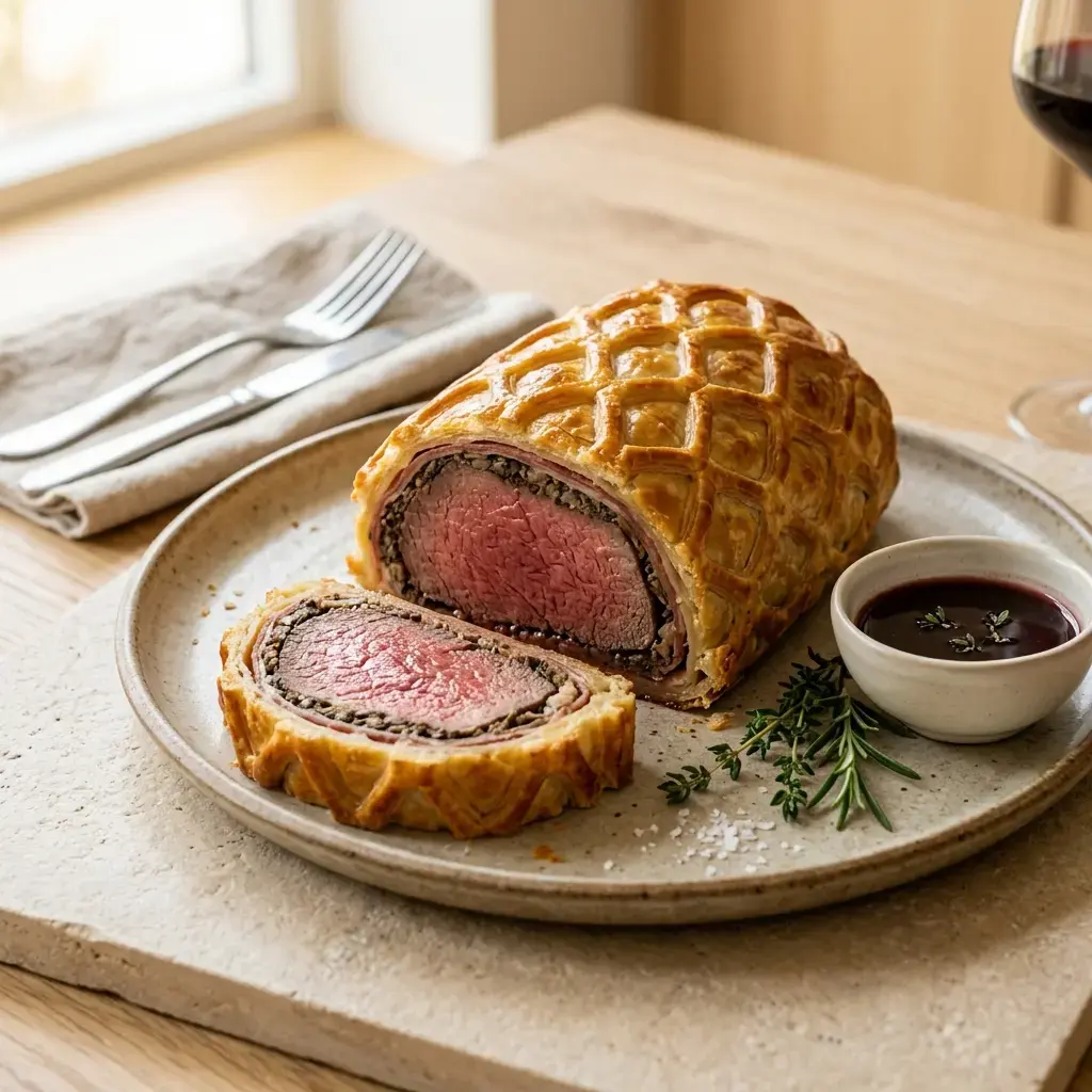 Fotografia hotového jedla k receptu Beef Wellington