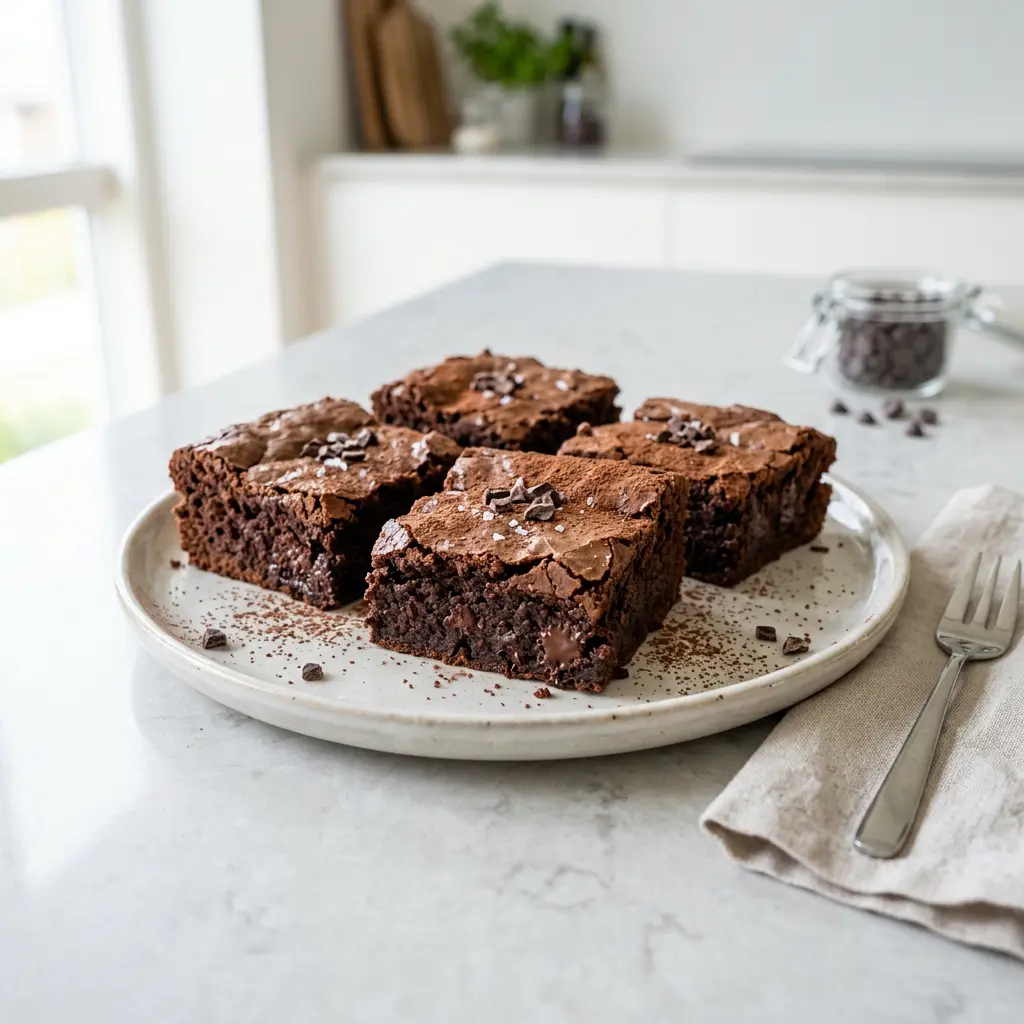 Fotografia hotového receptu Brownies z teplovzdušnej fritézy z teplovzdušnej fritézy