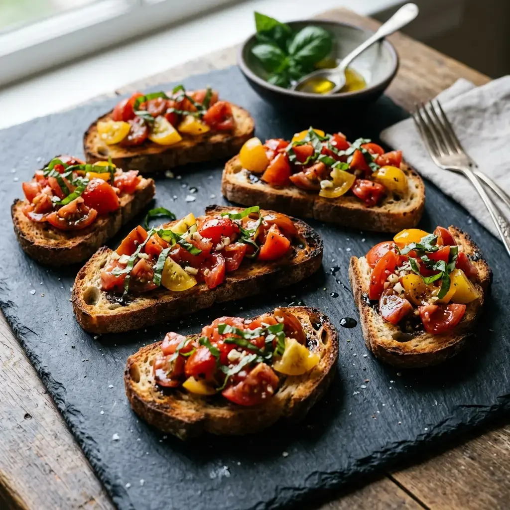 Fotografia hotového jedla k receptu Bruschetta