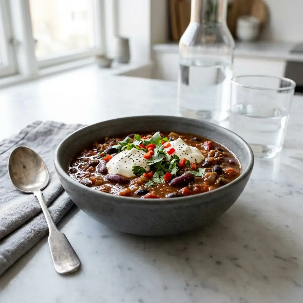 Fotografia hotového jedla k receptu Chili con carne