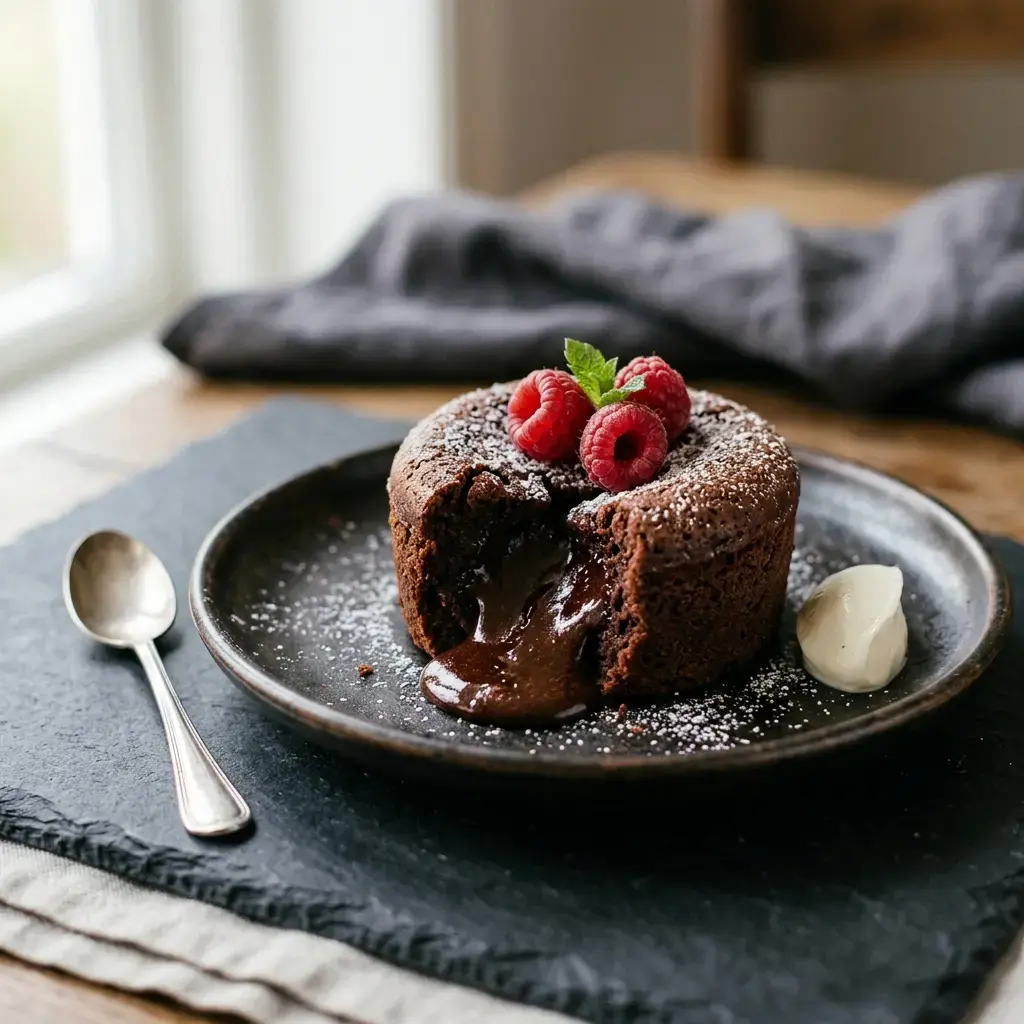 Fotografia hotového jedla k receptu Čokoládový fondant