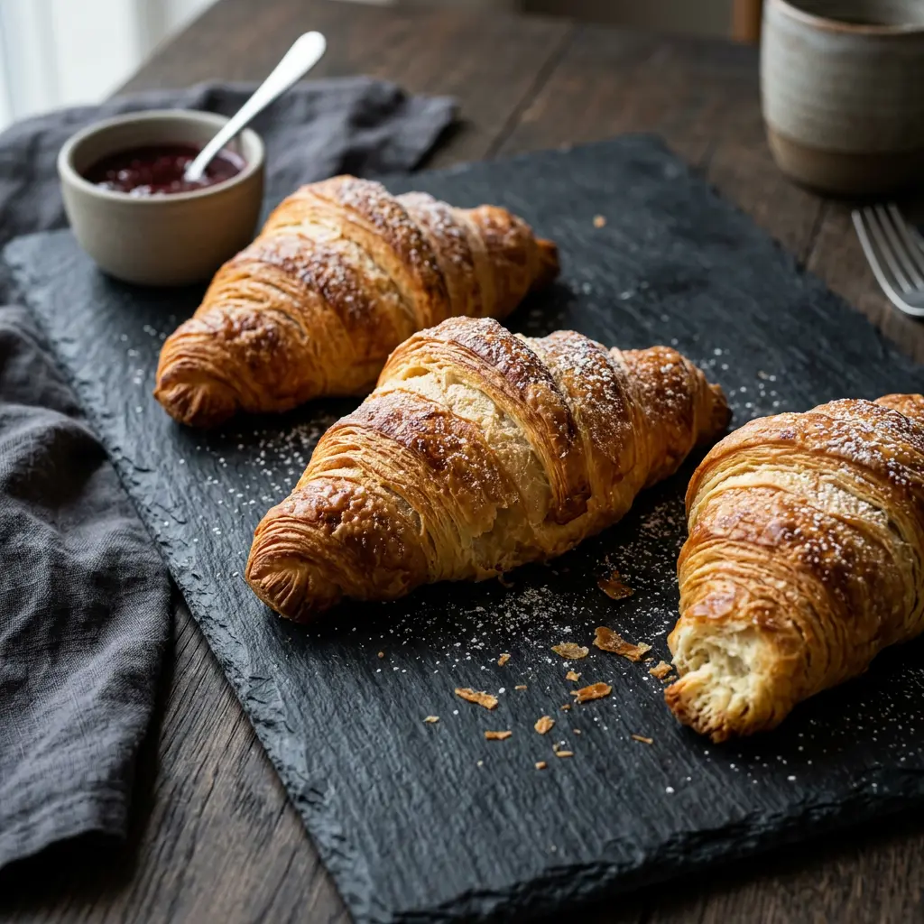 Fotografia hotového receptu Croissanty z teplovzdušnej fritézy z teplovzdušnej fritézy