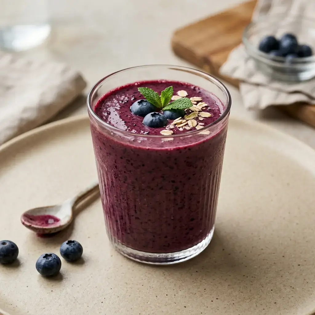 Fotografia nápoja k receptu Čučoriedkové smoothie