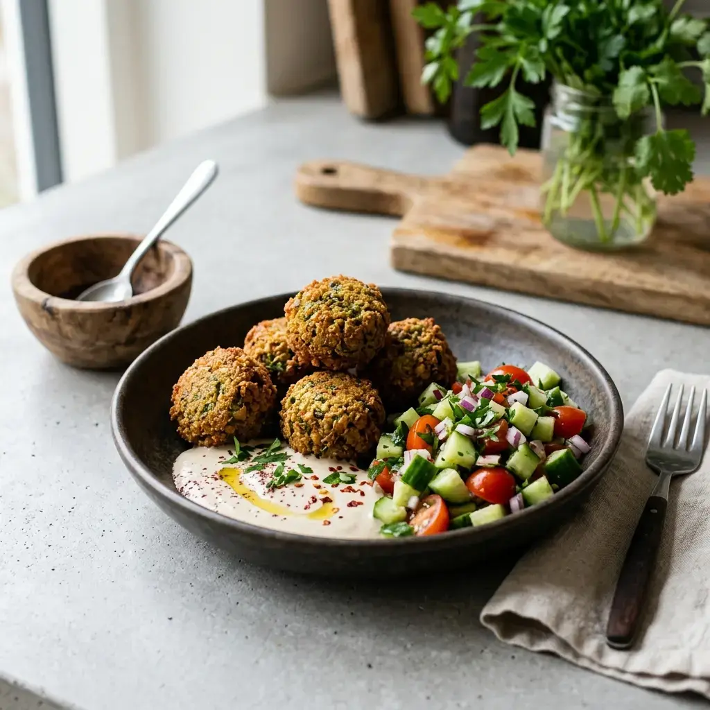 Fotografia hotového jedla k receptu Domáci falafel