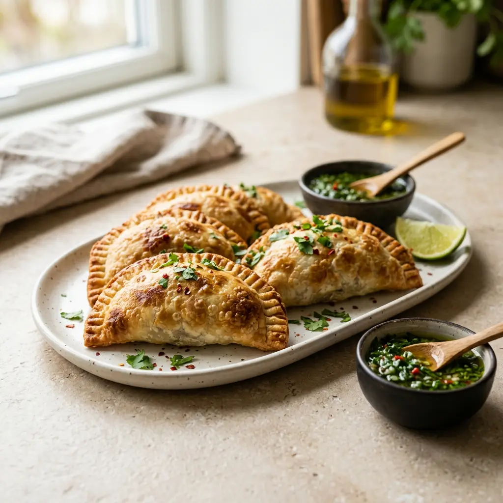 Fotografia hotového receptu Empanadas z teplovzdušnej fritézy z teplovzdušnej fritézy
