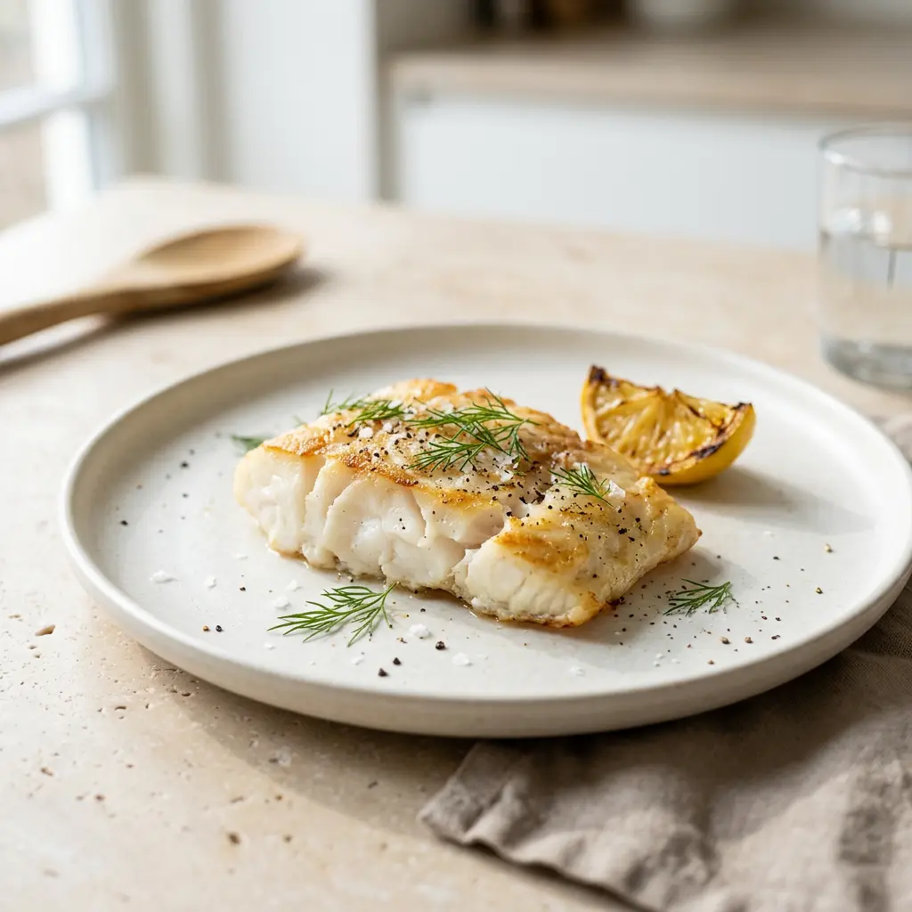 Fotografia hotového receptu Filet z tresky z teplovzdušnej fritézy z teplovzdušnej fritézy
