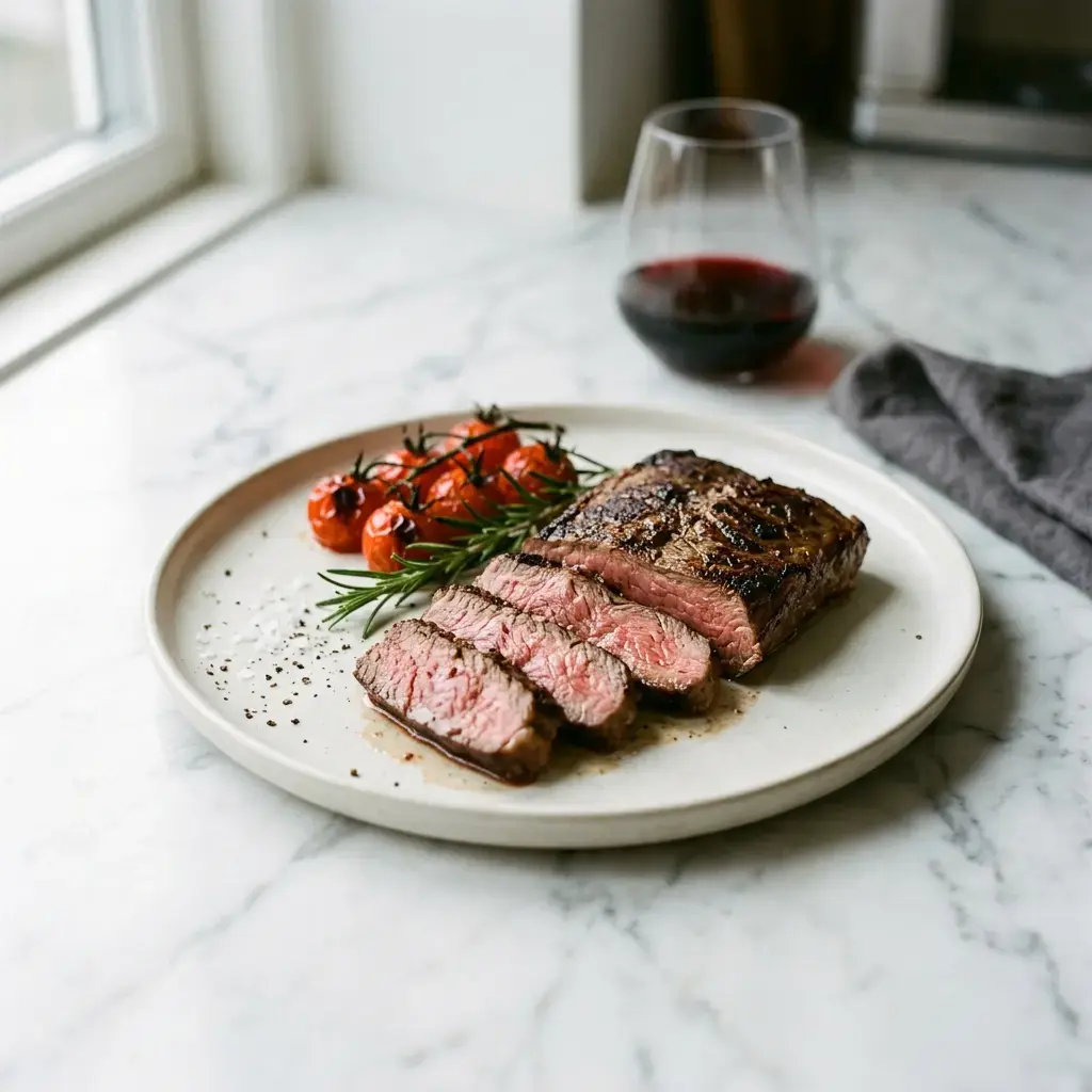 Fotografia hotového jedla k receptu Flat iron steak