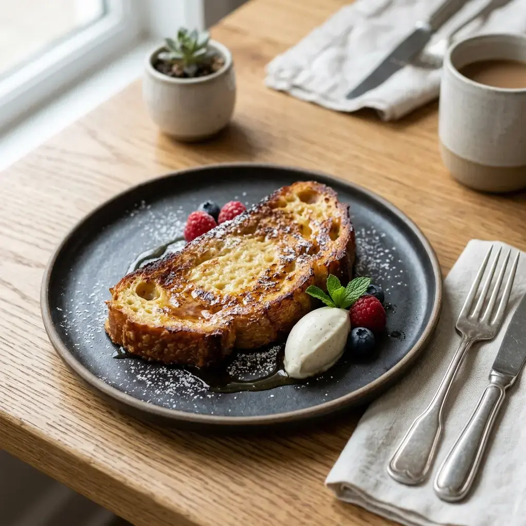 Fotografia hotového jedla k receptu French toast
