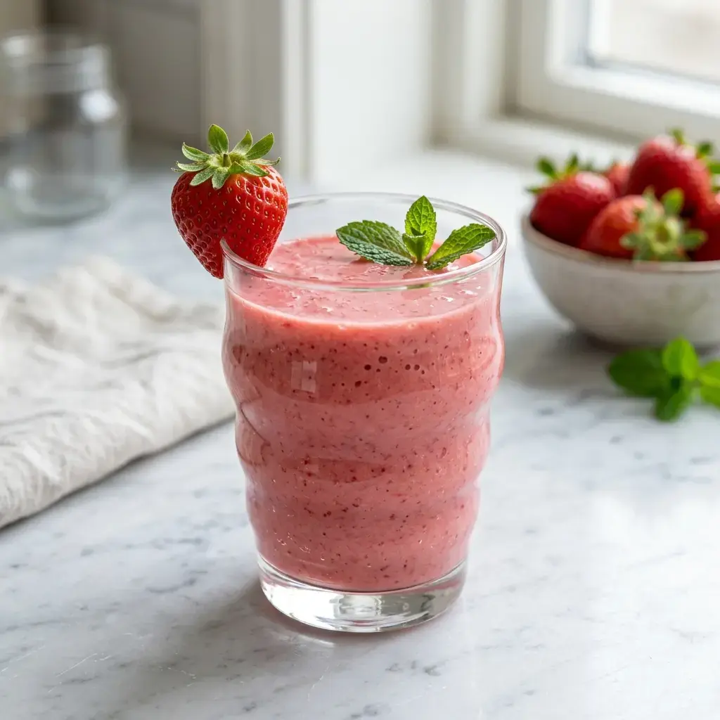 Fotografia nápoja k receptu Jahodové smoothie