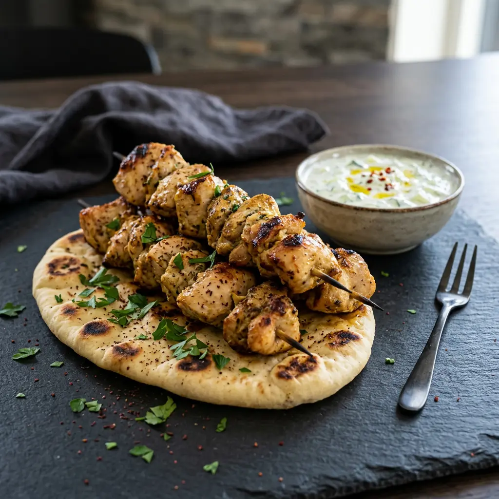 Fotografia hotového receptu Kurací kebab z teplovzdušnej fritézy z teplovzdušnej fritézy