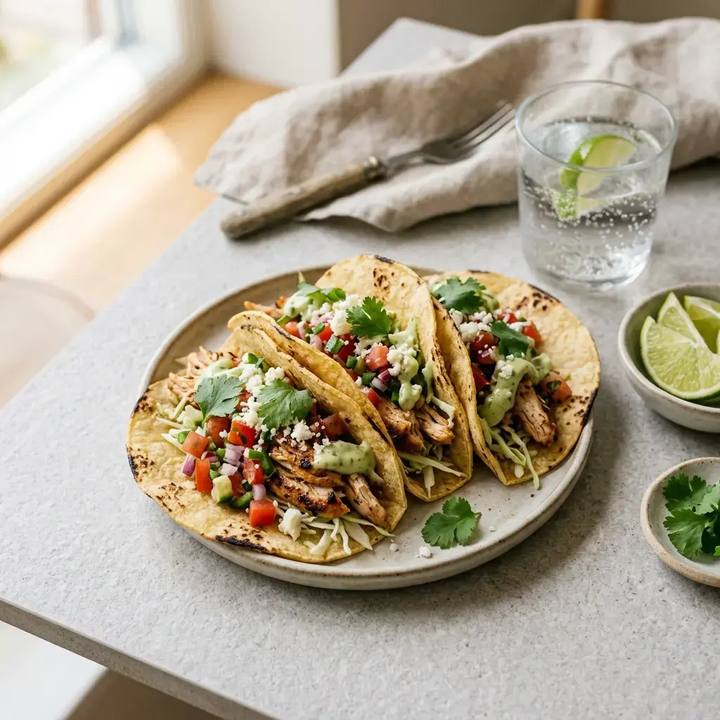 Fotografia hotového jedla k receptu Kuracie tacos