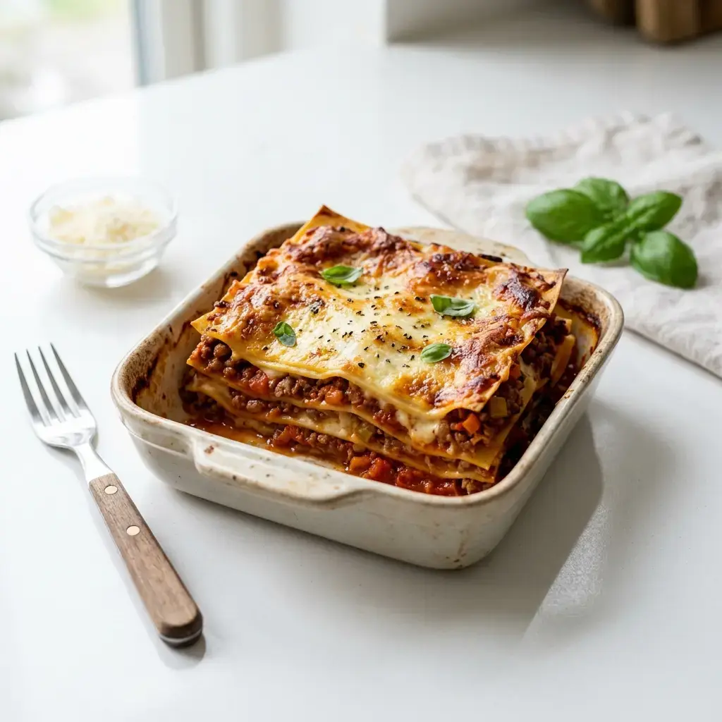 Fotografia hotového jedla k receptu Lasagne bolognese