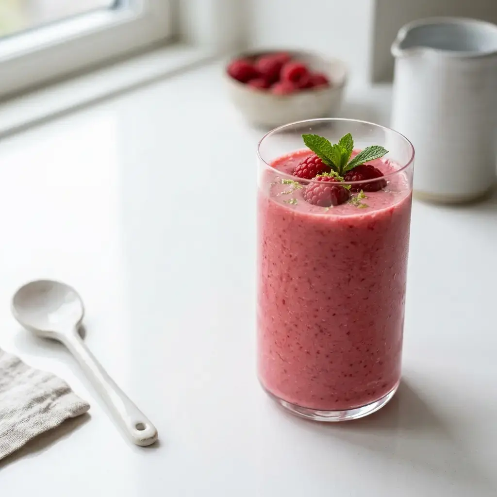 Fotografia nápoja k receptu Malinové smoothie