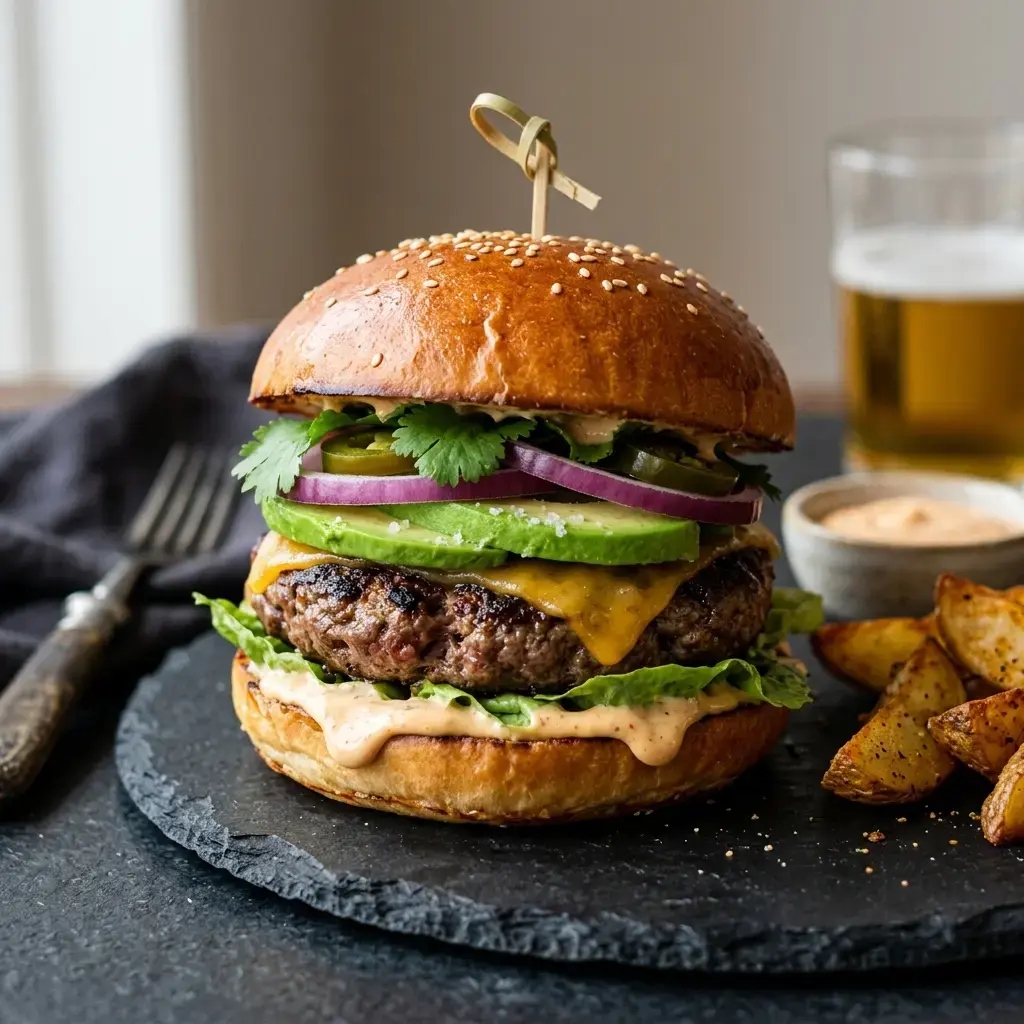 Fotografia hotového jedla k receptu Mexický burger