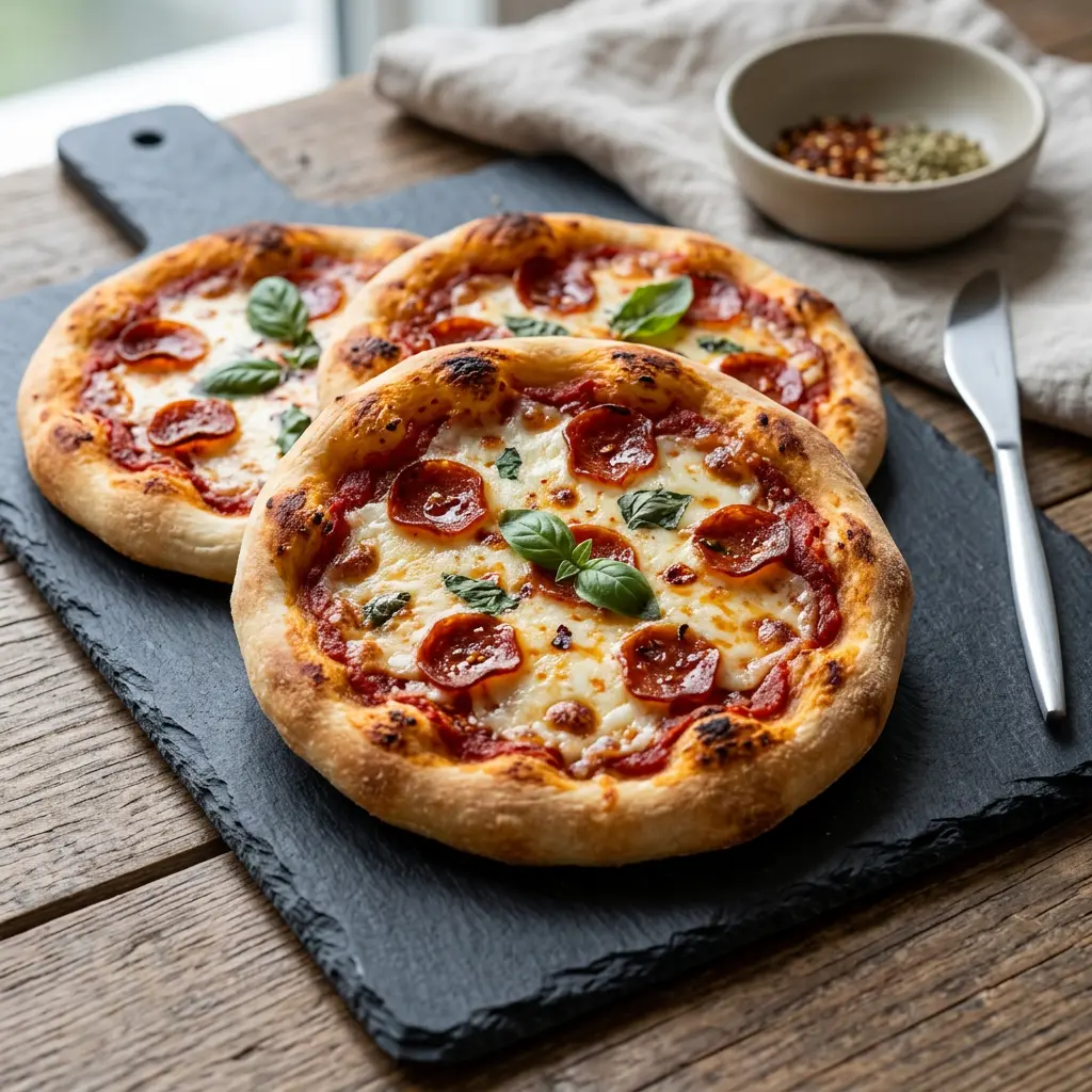 Fotografia hotového receptu Mini pizze z teplovzdušnej fritézy z teplovzdušnej fritézy