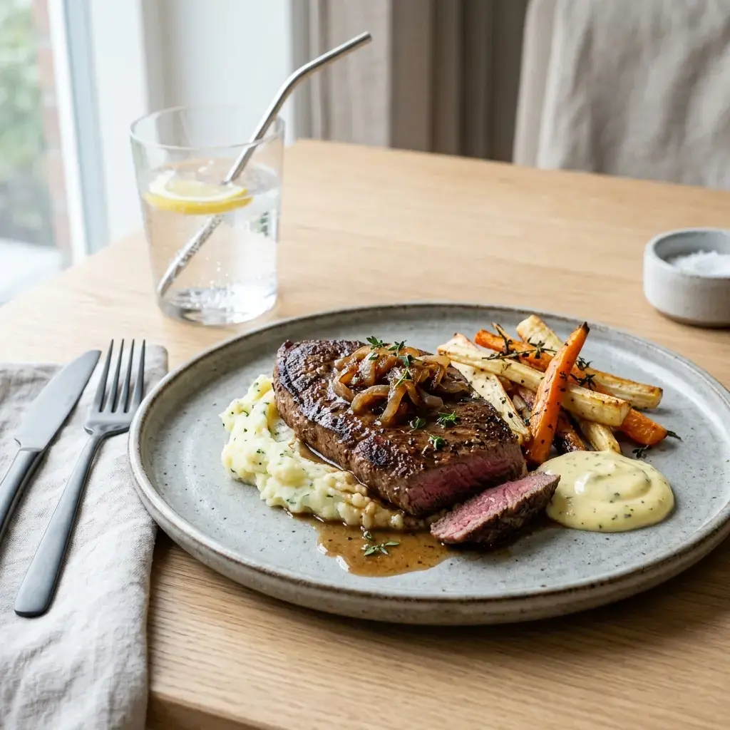 Fotografia hotového jedla k receptu Minutkový steak