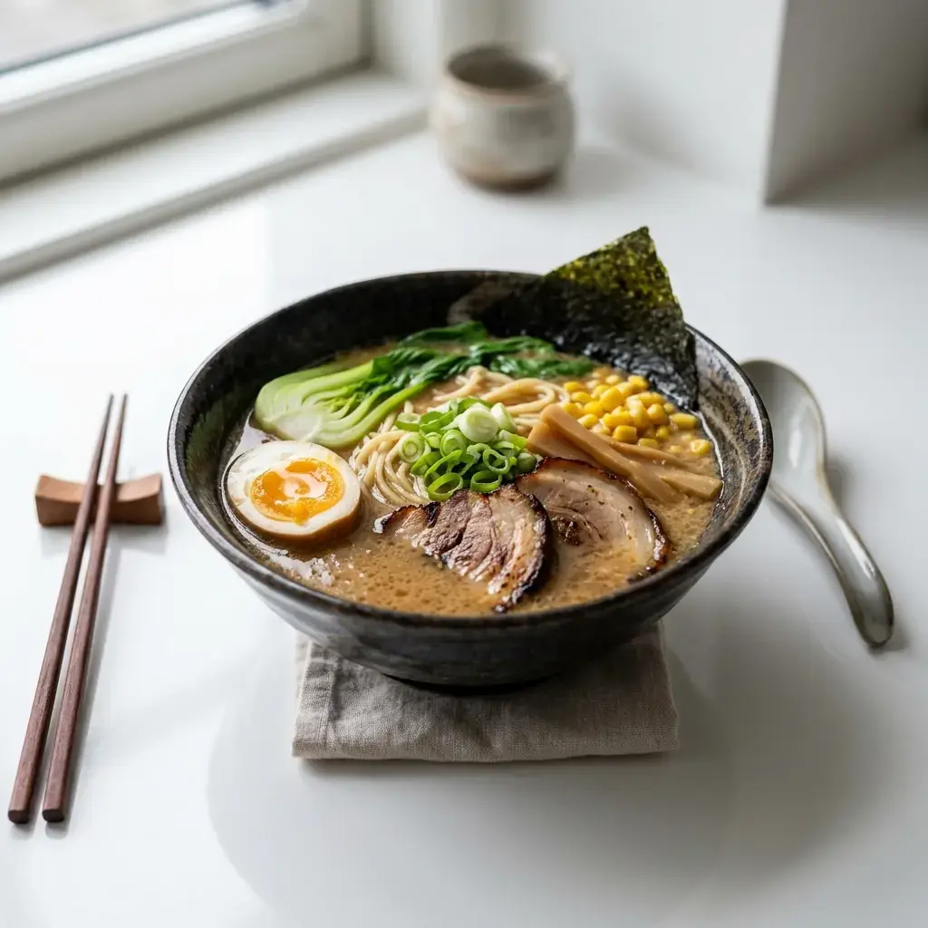 Fotografia hotového jedla k receptu Miso ramen