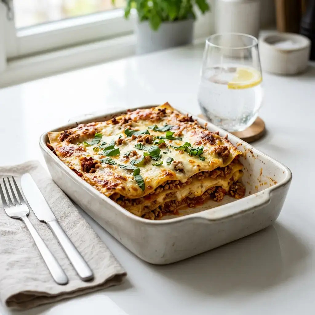Fotografia hotového jedla k receptu Morčacie lasagne