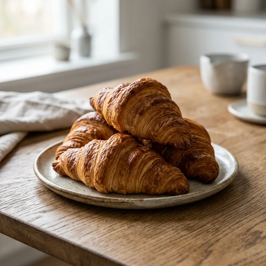 Fotografia hotového receptu Mrazené croissanty z teplovzdušnej fritézy z teplovzdušnej fritézy
