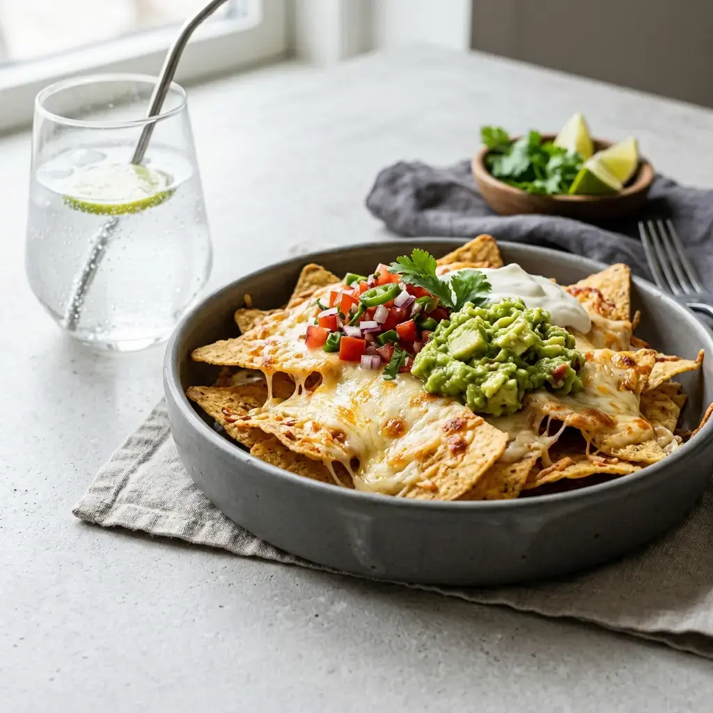 Fotografia hotového jedla k receptu Nachos so syrom