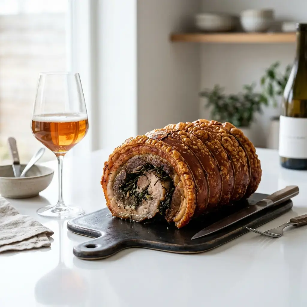 Fotografia hotového jedla k receptu Porchetta na grile