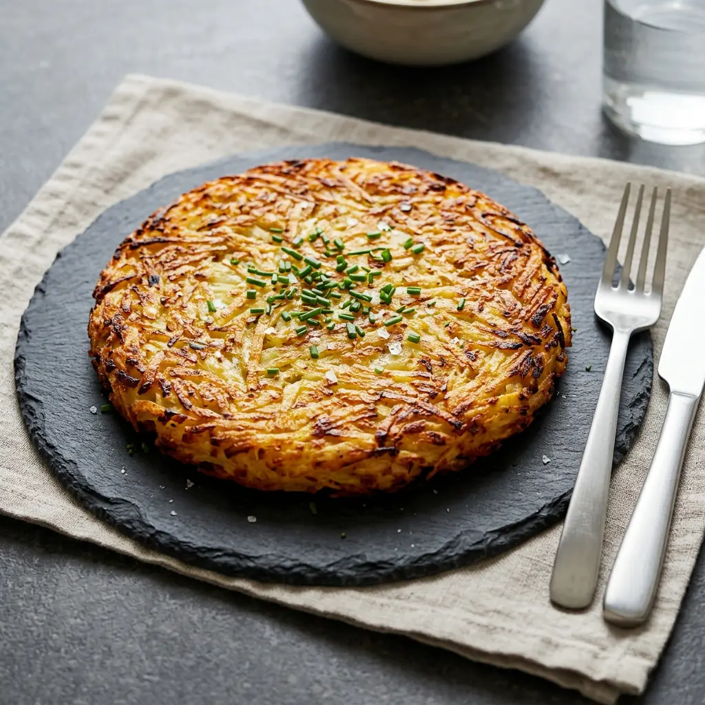Fotografia hotového receptu Rösti z teplovzdušnej fritézy z teplovzdušnej fritézy