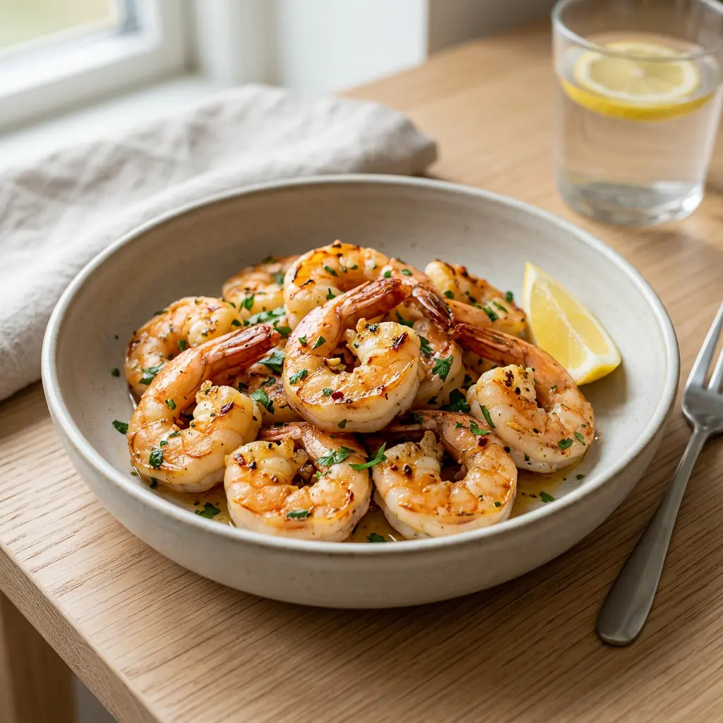 Fotografia hotového receptu Scampi z teplovzdušnej fritézy z teplovzdušnej fritézy