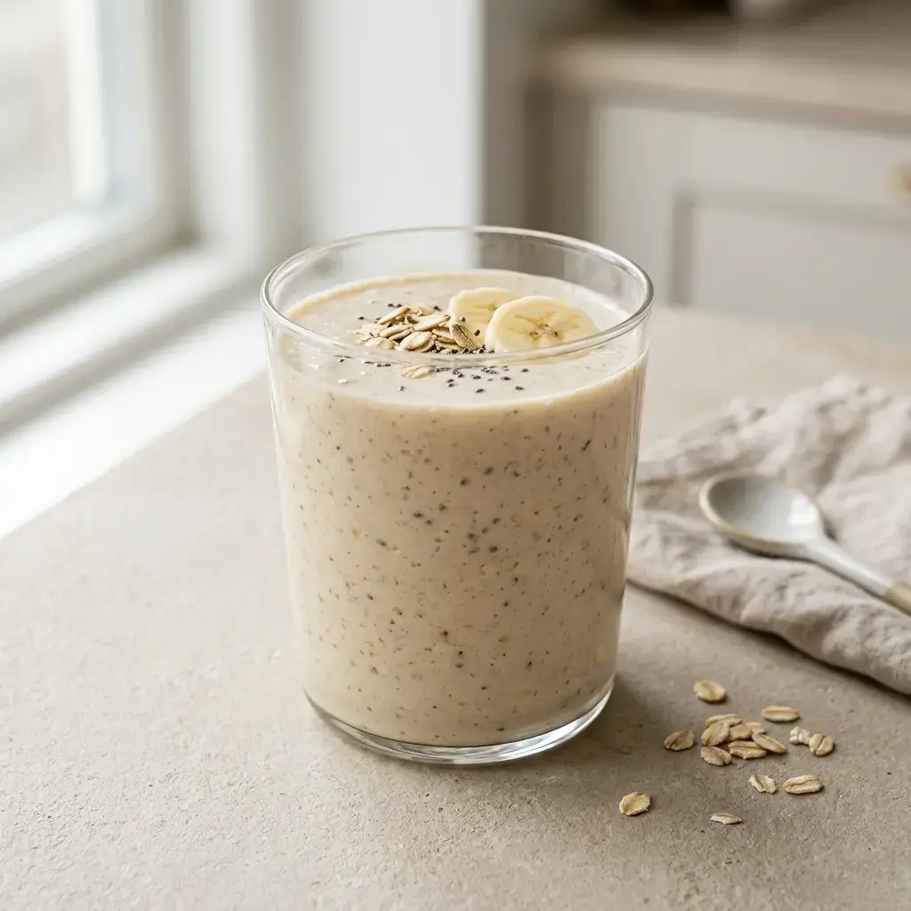 Fotografia nápoja k receptu Smoothie s ovsenými vločkami