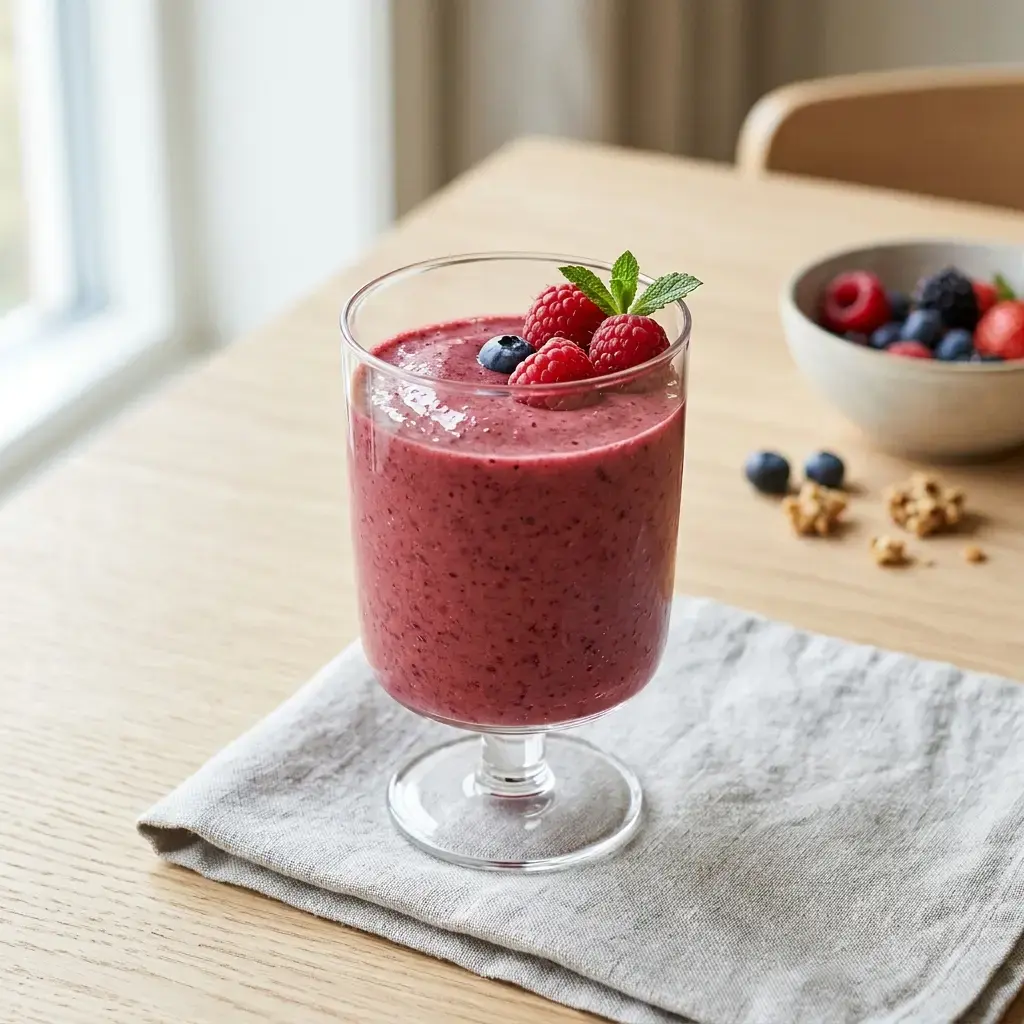 Fotografia nápoja k receptu Smoothie z lesného ovocia