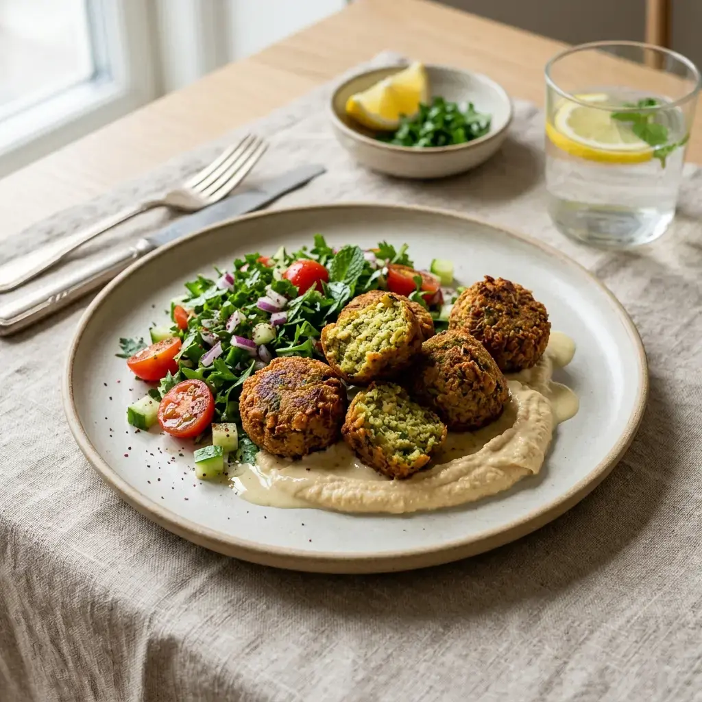 Fotografia hotového jedla k receptu Vyprážaný falafel