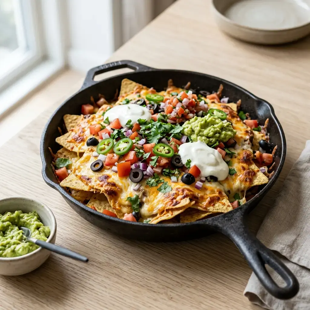 Fotografia hotového jedla k receptu Zapečené nachos